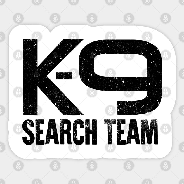 K-9 Search and Rescue Sticker by Nartissima